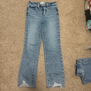 BKE Light Blue straight leg jeans